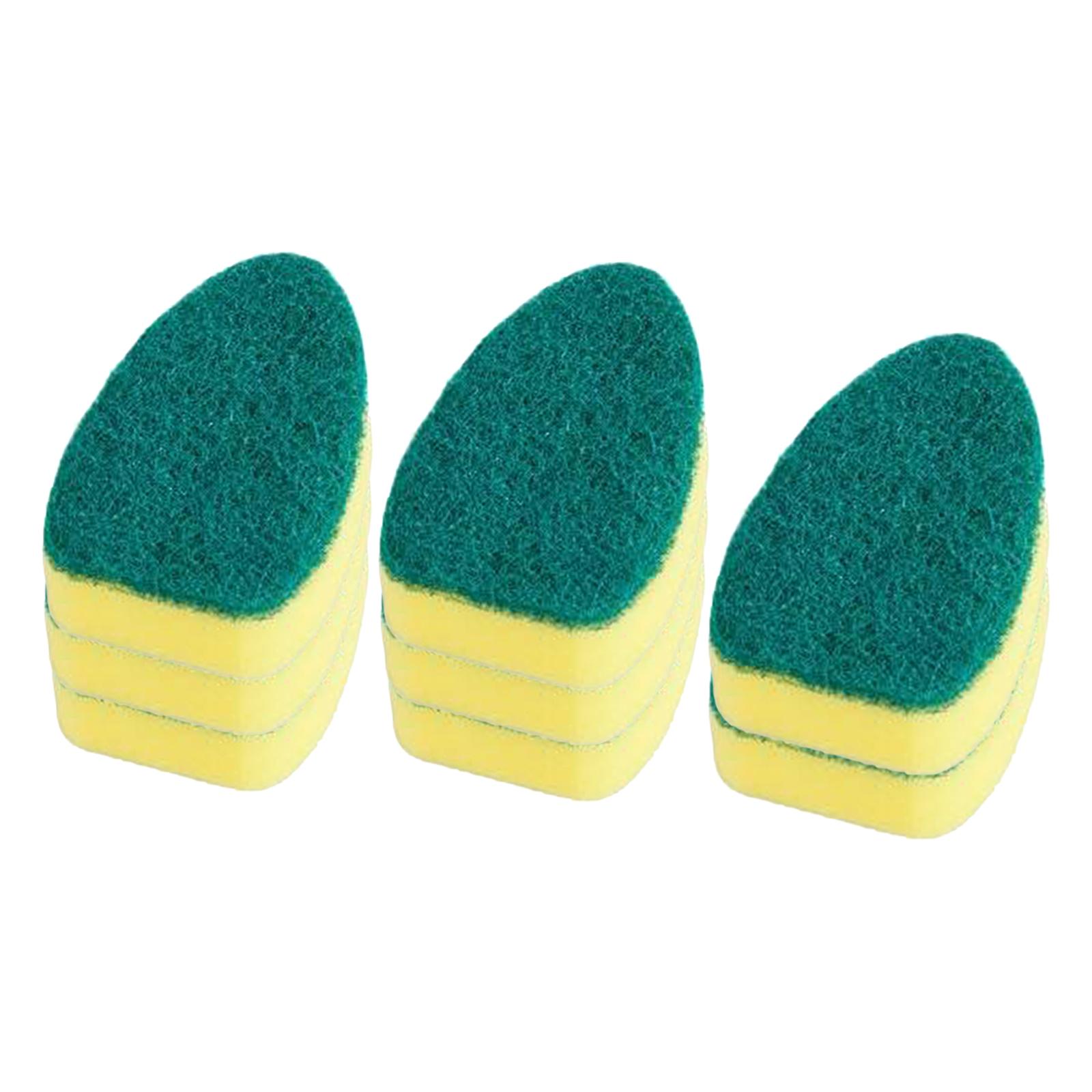 8x Heavy Duty Dish Refills Sponge Head Dish Brush Replacement Pad