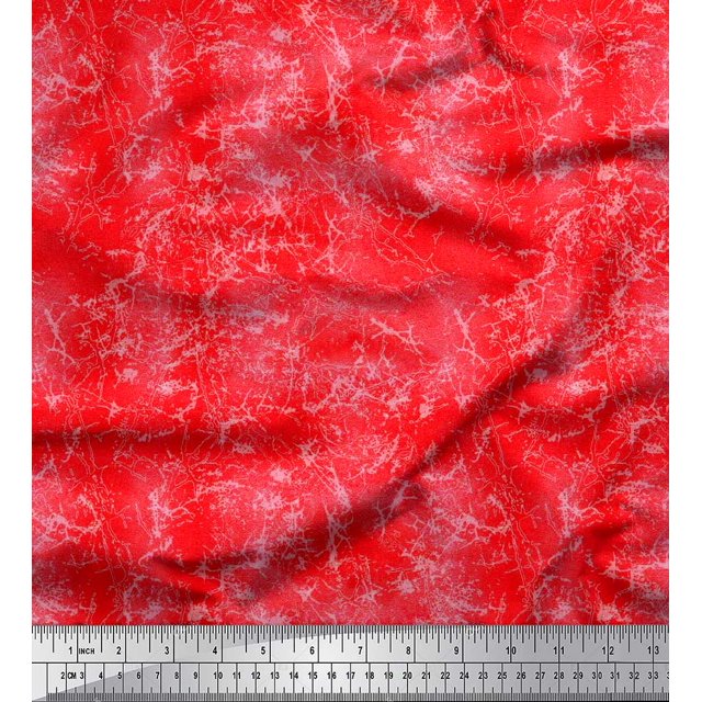 Soimoi Poly Georgette Fabric Ombre Tie & Dye Texture Printed Craft Fabric by the Yard 42 Inch Wide