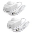 thumbnail image 1 of TronicsPros 2pcs DC 12V-24V 3A LED Strip Dimmer Switch LED Tape Dimmer Controller PWM Rotary Dimmer 5.5mm x 2.1mm DC Jack for COB LED Strip SMD 5050 3528 2835 5630 LED Ribbon LED String Light White, 1 of 4