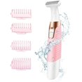 thumbnail image 1 of Electric Razor for Women, Painless 2-in-1 Wet & Dry Shaver Bikini Trimmer Razor Body Hair Removal for Woman Legs and Underarms, 1 of 4