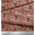 thumbnail image 3 of Soimoi Poly Georgette Fabric Floral,Bird & Animals African Print Sewing Fabric Yard 42 Inch Wide, 3 of 3