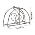 thumbnail image 3 of Chmadoxn Kitchen Gadgets, Semicircular Table Number Rack Iron Paper Towel Rack Living Room Paper Towel Rack Vertical Napkin Rack Paper Towel Storage Stainless Steel Paper Towel Holder, 3 of 6