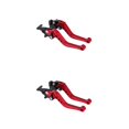 thumbnail image 3 of Baohd 1/2/3/5 Motorcycle Handle Braking Brake Strong Stability And Of Motorcycles red 2PCS, 3 of 6