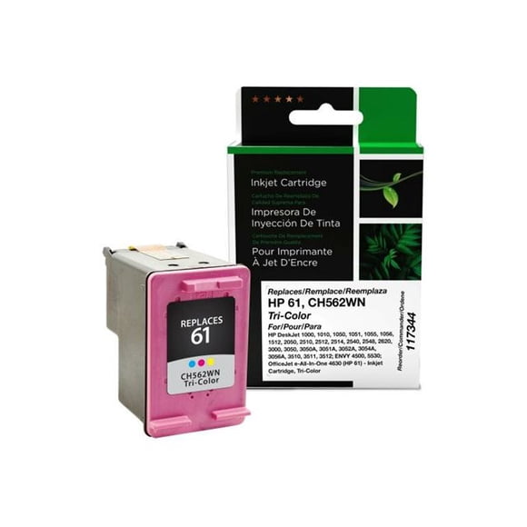 CIG Premium Replacement - Color (cyan, magenta, yellow) - compatible - ink cartridge (alternative for: HP 61) - for HP Deskjet 1000 J110, 10XX, 15XX, 25XX, 35XX; ENVY 45XX, 55XX; Officejet 2620, 46XX