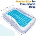 thumbnail image 2 of Sleepah Inflatable Toddler Travel Bed Inflatable & Portable Air Mattress Blow up Bed Bed Rails Twin, 2 of 8