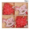 thumbnail image 2 of Coxeer Christmas Tree Decoration Wooden 12PCS Hanging Embellishments Xmas Tree Ornament, 2 of 10