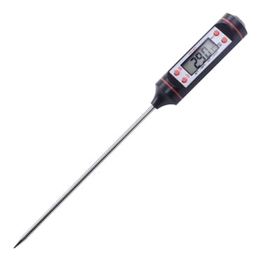 Meat Thermometer Candy Thermometer with Long Probe Instant Reading Thermometer with LCD Display Digital Thermometer for Cooking BBQ Meat Milk Coffee
