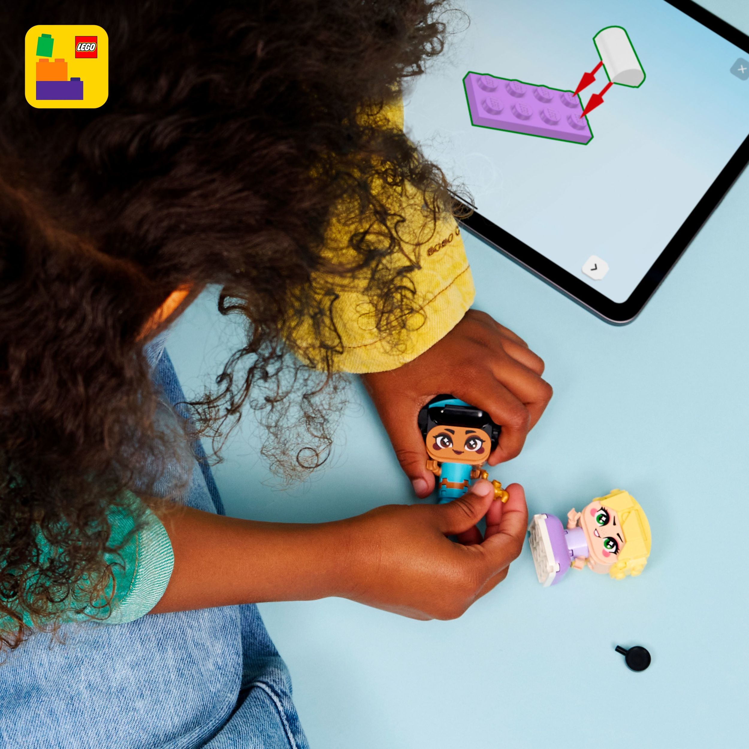 LEGO Disney Princess Mini Jasmine & Rapunzel Building Toy - Princess Toys for Girls & Boys, Ages 5+ - Disney Gifts for Kids - 43303