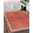 thumbnail image 3 of Ahgly Company Tapis d'Intérieur Lavables en Machine Rectangle Traditionnel Rose Mandarine, 10' x 13', 3 of 7