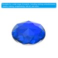 thumbnail image 4 of Unique Bargains 25mm Flat Back Round Acrylic Rhinestones, 100 Pack Plastic Circle Gems for Jewelry Making Costume, Blue, 4 of 6