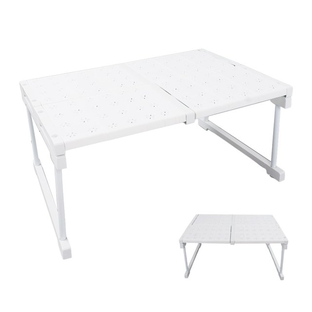 Étagère de Garde-Robe Extensible pour Armoires, Garde-Robes et Éviers avec Conception Multifonctionnelle, Séparateur à Étages, Robuste, Durable, Installation Pratique