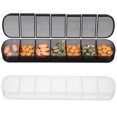 thumbnail image 1 of SHISUYAN 2 Pcs Weekly Pill Organizer Pill Box Divided Compartment Pill Organizer Vitamin Case Portable Pill Holder, 1 of 8
