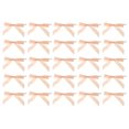 thumbnail image 1 of Unique Bargains 100Pcs Mini Ribbon Bow 3.5' Twist Tie Mini Fabric Satin Ribbon Flower Bows Craft DIY Sewing Bows Rose Gold, 1 of 5
