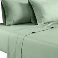 thumbnail image 1 of Benjara BM231563 Tulsa 1200 Thread Count Tri Blend King Sheet Set, Sage - 6 Piece, 1 of 5
