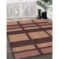 thumbnail image 3 of Ahgly Company Tapis d'Intérieur Rectangulaire Transitionnel Orange Lever de Soleil Lavable à la Machine, 5 Pieds x 7 Pieds, 3 of 7