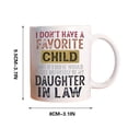 thumbnail image 2 of Vintage "No Favorite Child" Ceramic Coffee Mug, Humorous Family Gift, Dishwasher Safe, 350ml Capacity for Home, Office Use, 2 of 8