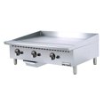 thumbnail image 1 of Winco NGGD-36M Plaque de Cuisson au Gaz de 36 Pouces avec Commandes Manuelles - Plaque d'Acier de 3/4 Pouces, Convertible, 1 of 1