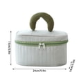 thumbnail image 2 of Large Storage Bags,Storage Bags with Zipper Portable Large Capacity Washing Bag Travel Portable Storage Box Skin Care Products Washing Storage Bag Skin Care Products, 2 of 3