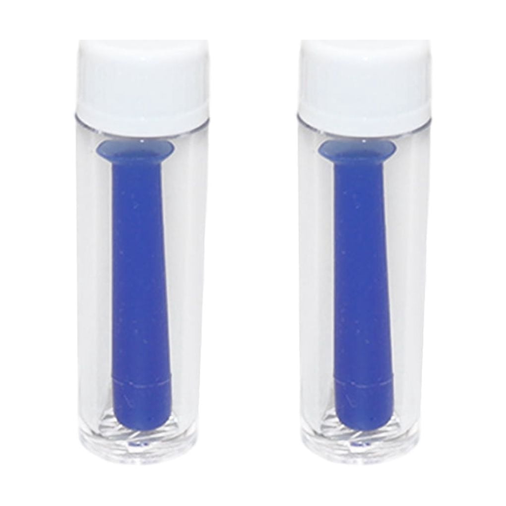 Transemion 2 Pcs et Inserteur de Lentille Tactile en Silicone Portable Précis pour Fast blue 1Ensemble