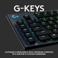 thumbnail image 2 of Logitech G915 LIGHTSPEED Wireless RGB Mechanical Gaming Keyboard- GL Clicky, 2 of 6
