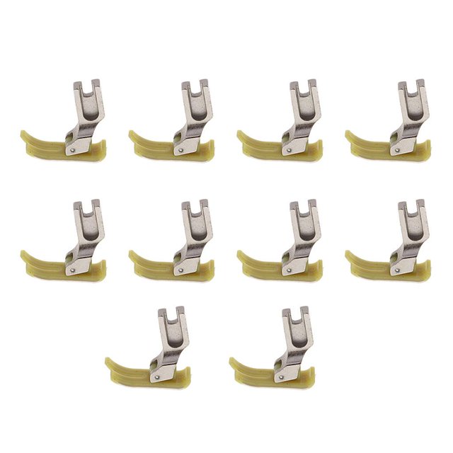 Rongfmy 10 Pcs Pieds Universels pour Machine à Coudre Industrail - Jaune