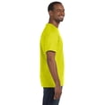 thumbnail image 2 of Hanes 5250 T-Shirt Sans Étiquette Taille 5TG, Vert Sécurité, 2 of 3