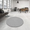 thumbnail image 4 of Ahgly Company Tapis d'Intérieur Lavable à la Machine, Carré, Transitionnel, Gris Argenté, Tapis de Zone, 3 Pieds Carré, 4 of 7