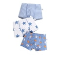 thumbnail image 1 of MIASHUI Boys Comfortable Underwear Cute Cartoon Print Boxer Briefs Underpants 3 Pack,3-4 Years, 1 of 7
