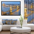 thumbnail image 4 of Design Art <br>Bâtiment De La Chaîne Et Le Parlement À Budapest  Sur Toile Encadrée, 4 of 5