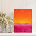 thumbnail image 2 of Qisvanset Abstract Wave Sunset Canvas Print 12x16 Inch Hotel Scenic Art, 2 of 8
