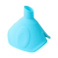 thumbnail image 2 of Oleegame 2PC Multi Functional Silicone Funnel And Hot Pot Clip Heat Bowl And Dish Clip With Small Aperture Kitchen Tool Blue, 2 of 9