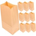 thumbnail image 1 of Hongkaii 20 Pcs Sacs en Papier Kraft Lavables Sacs de Rangement Réutilisables pour Aliments Collations Épicerie et Production Sacs en Papier Résistants à l'Huile et à l'Eau pour Organisation AZ725-1998, 1 of 9