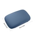 thumbnail image 3 of EazyTech Oreiller Cervical Rafraîchissant en Mousse Mémoire, Oreiller de Soutien Cervical pour Adolescents Dormeurs sur le Côté, le Dos et le Ventre, Lavable à la Machine, Rembourrage en Fibres Écoresponsable 15x10.5x4 Bleu Marine, 3 of 6