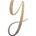 thumbnail image 1 of Unpainted Wood Letter Y Craft, Paintable 10'' Tall Wood Alphabet Letter, DIY Nicholia Script Font, 1 of 3