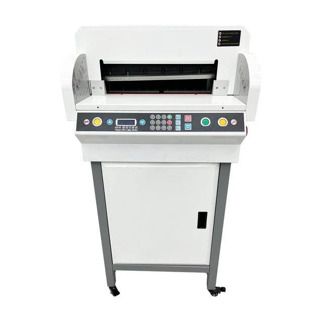 INTBUYING 18" 460mm Electric Heavy Paper Cutter Automatic Paper Cutting Machine Guillotine Trimmers