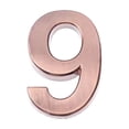 thumbnail image 1 of Address Numbers for Housesmodern House Numbers Mailbox Numbers 0-9 Self-Adhesive Street Door Home Address Metal Numbers for Outside Or Inside Signs Easy Install, 1 of 9