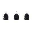 thumbnail image 1 of Ruiboury Unisex Backpack With Adjustable Straps And Stylish Durable Cloth School Backpack School Bag Book Bag Comfortable black 3Set, 1 of 6