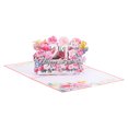 thumbnail image 1 of Uxcell 21st Birthday Card, Pop-Out Birthday Card 3D Flower Bouquet Butterflies, 1 of 5