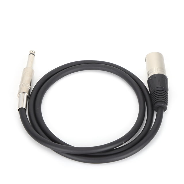 XLR Male TRS Cable Balanced 6.35mm Audio Line for Microphones Stage DJ
