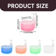 thumbnail image 3 of Soap Dispenser and Sponge Holder Multifunctional Kitchen Sink Organizer with Easy Dispensing Pump and Non Slip Base for Dishwashing Liquid at Home in Bathroom or Kitchen, 3 of 8