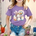 thumbnail image 2 of XDZJLR T-Shirt pour Tout-Petites Filles T-Shirt Enfants Pâques Graphique Coupe Ample Décontracté Manches Courtes Col Rond pour Garçons T-Shirts 12-13 Ans, 2 of 4