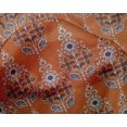 thumbnail image 4 of oneOone Silk Tabby Fabric Floral & Paisley Block Printed Fabric 1 Yard 42 Inch Wide, 4 of 4