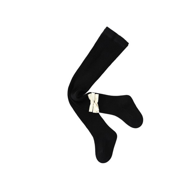 YUNAFFT Collants en Coton pour Filles 2-12 Ans avec Nœud, Doux, Extensibles et Confortables, Leggings pour le Printemps et l'Automne