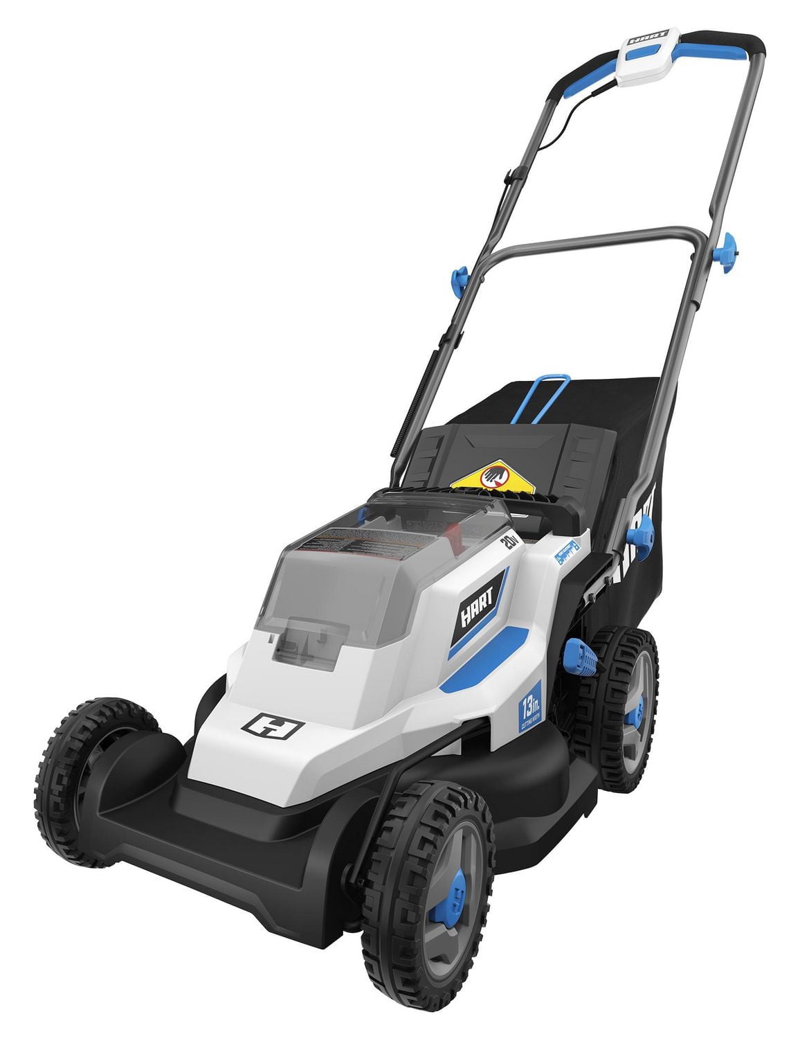 HART HART 20-Volt 13-inch Push Mower (1) 4Ah Lithium-ion Battery