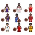 thumbnail image 1 of 9pcs Basketball Star Nba Minifigure Toys, 1 of 1