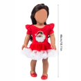 thumbnail image 3 of Rbaofujie 18 Inch Doll Clothes , Costumes Party Dress Fits 18 Inch Girl Doll Clothes, 3 of 6