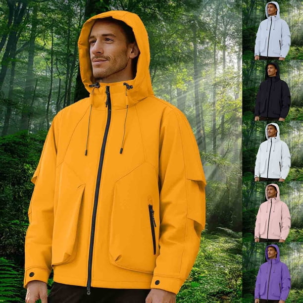 manteau imperméable manteau capuche homme hiver