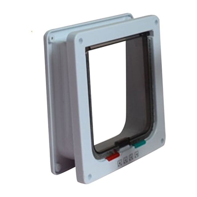 LSLJS Dog Door Abs Plastic Door Opening Installation, Pet Supplies