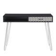 thumbnail image 1 of CorLiving Elllison Entryway Table or Desk with Chevron-Pattern Drawer and Cubby, 1 of 7