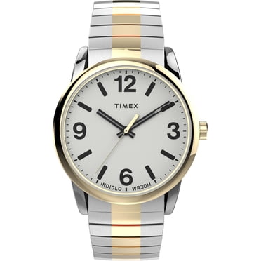 Montre Timex® Easy Reader® Bracelet Extensible en Acier Inoxydable